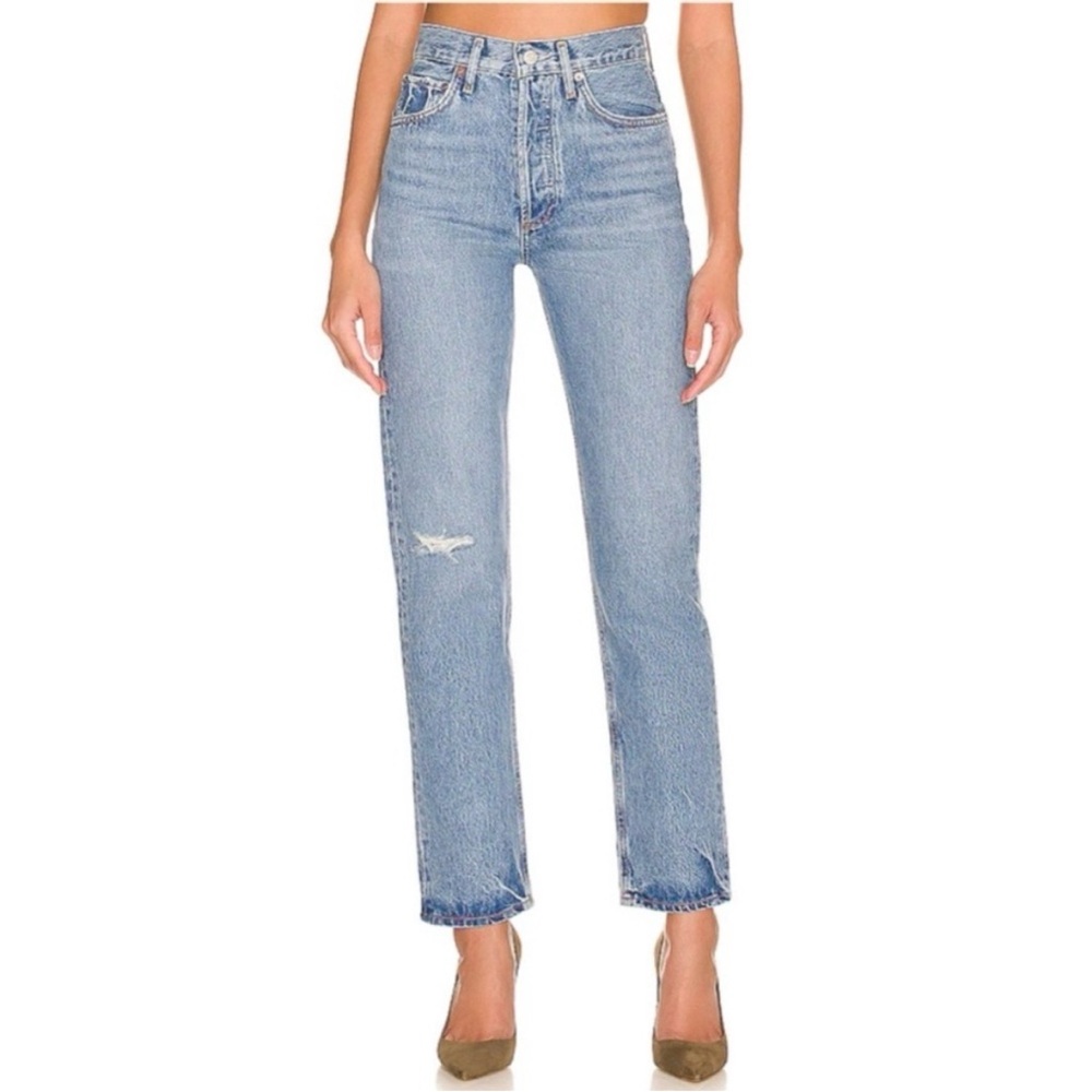 AGOLDE 90's Pinch Waist Jeans in Abstract